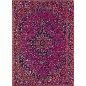 Hauteloom Milliken Magenta Area Rug - 1 of 4