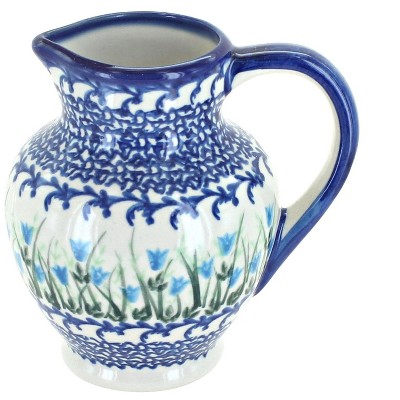 Blue Rose Polish Pottery Misty Creamer