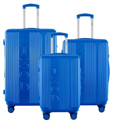 IZOD Hyman Expandable ABS Hard Shell Lightweight 3-Piece Luggage Set - 28", 24", 20" with 360° Dual Spinner Wheels & Combo Lock