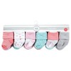 Luvable Friends Baby Girls Newborn and Baby Terry Socks, Coral Dots 12-Pack - 2 of 4