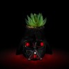 Silver Buffalo Star Wars Darth Vader Helmet Light-Up Mini Planter With Artificial Succulent - 2 of 4
