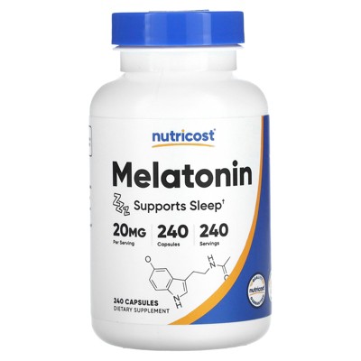 Nutricost Melatonin , 20 mg, 240 Capsules