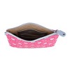 Buxton Women's Swervy Hearts Print Vegan Leather Wristlet Pouch - 2 of 4