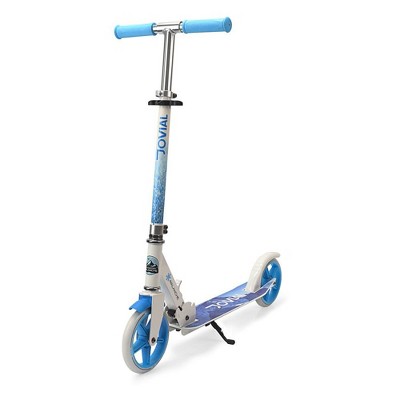 Jovial 2-Wheel Folding Kick Scooter, Adjustable Height, 7" Wheels, Anti-Slip Deck