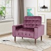 Bourchier Modern Glam Velvet Armchair - Christopher Knight Home - 2 of 4
