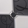 vidaXL Storage Cube Organizer Shoe Shelf with 6/9 Compartments Black/White - Black and White - 4 of 4