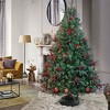 Gardenised, Automatic Plastic Green Foot Pedal Christmas Tree Stand, Large 14.5-inch Dia x 3.5-inch Height - 2 of 4