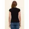 WEST K Women's Isolde Square Neck Cap Sleeve Knit Top - 3 of 4