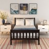 NicBex Twin Platform Bed Frame with Headboard and Footboard,Sleigh Bed for Kids,Panel Bed Mattress Foundation,Easy Assembly,Under Bed Storage,Espresso - 3 of 4