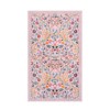 Lahome GST Intricate Floral Abundance Short Pile Velvet Rectangular Indoor Area Rug - 2 of 4