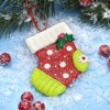 Gloria Duchin Clay Stocking Tree Ornament - 2 of 3