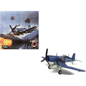 Vought F4U-1D Corsair Fighter Aircraft "VF-17 Jolly Rogers 16-Victory Ace Lt. Ira Kepford" (1944) US Navy 1/72 Diecast Model - 1 of 4