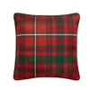 Truly Soft 18"x18" Plaid Decorative Pillow Red - 2 of 4