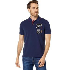 U.S. Polo Assn. Men's Slim Fit Multi Patch Pique Polo Shirt - 1 of 3