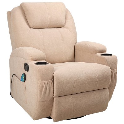 LACOO Swivel and Rocking Recliner  with Power Massage Function