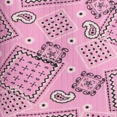 bandana patchwork pink