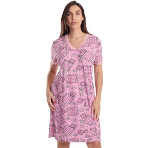 Just Love Short Sleeve Nightgown for Women – Cozy, Lightweight Sleepwear with Classic Design - 1 of 1