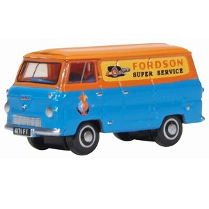 Ford 400E Van RHD (Right Hand Drive) "Fordson Super Service" Blue and Orange 1/148 (N) Scale Diecast Model Car by Oxford Diecast - 1 of 1
