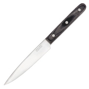 Martha Stewart Everyday 5 Inch Stainless Steel Utility Knife in Dark Gray with Wood Handle - 1 of 4
