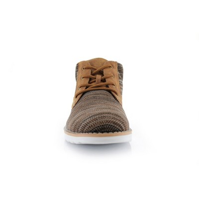 Polar Fox Mens Bohort MPX506060 Mid-Top Knitted Round Toe Sneaker Boots, in Brown, Size 7.5 — фото 3