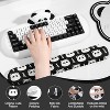 YUNZII AL68 Mechanical Keyboard (Silver, Cocoa Cream V2), Keyboard Wrist Rest(Black) - 3 of 3