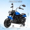 12V Kids Ride on Motorcycle,3-Wheel Kids Toddler Electric Motorcycle w/Training Wheels - 2 of 4