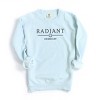 Simply Sage Market S.W.Smiley Embroidered Radiant Smiley Outline Garment Dyed Sweatshirt - 2 of 4