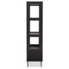 62.4" 2 Drawers Kalien Modern and Contemporary Bookshelf with Display Shelves Espresso Brown - Baxton Studio: Engineered Wood, MDF - 3 of 4