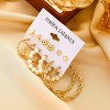 Gold Hoop Earrings Set for Women, 12 Pairs Large/Big Thin Thick Gold Hoops Earrings Loop Pack for Jewelry Gift 40mm/50mm - 4 of 4