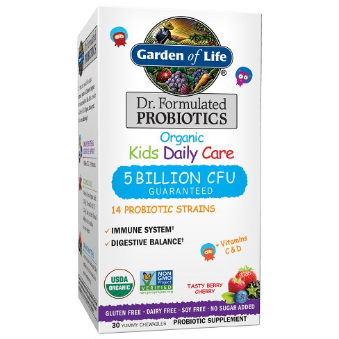 Garden Of Life Kid S Probiotics Daily Care Chewables Berry