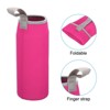 Unique Bargains Neoprene Insulated Water Bottle Sleeve with Finger Strap 2.56"x7.09" 4 Pcs - 4 of 4