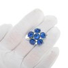 Unique Bargains Floral Pin Back Shoe Accessories 2 Pcs - 3 of 4