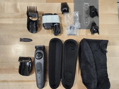 Rechargeable 9-in-1 Trimmer & Braun Aio5490 Target 5 Hair Beard : Body, All-in-one Series