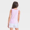 Girls' Ribbed Stitched Neck Tank Top - Cat & Jack™ - 2 of 3