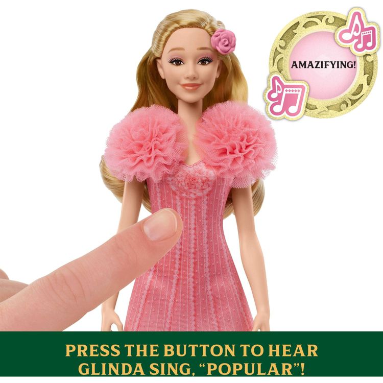 Universal Pictures&#8217; Wicked Singing Glinda 11&#34; Fashion Doll Posable with Removable Movie Fashions and Accessories, 3 of 6