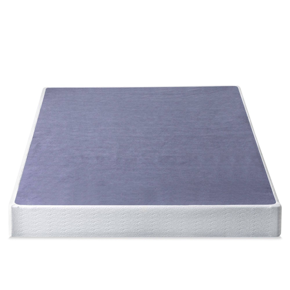Twin XL 7" Metal Smart BoxSpring Mattress Base with Quick Assembly Purple - Zinus: Steel Frame, Polyester Cover, Easy Care
