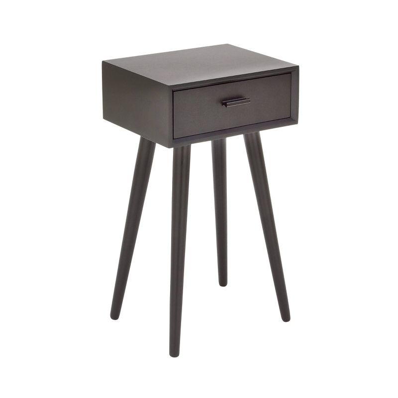 Modern Drawer Wooden Accent Table Black - Olivia &#38; May, 6 of 7