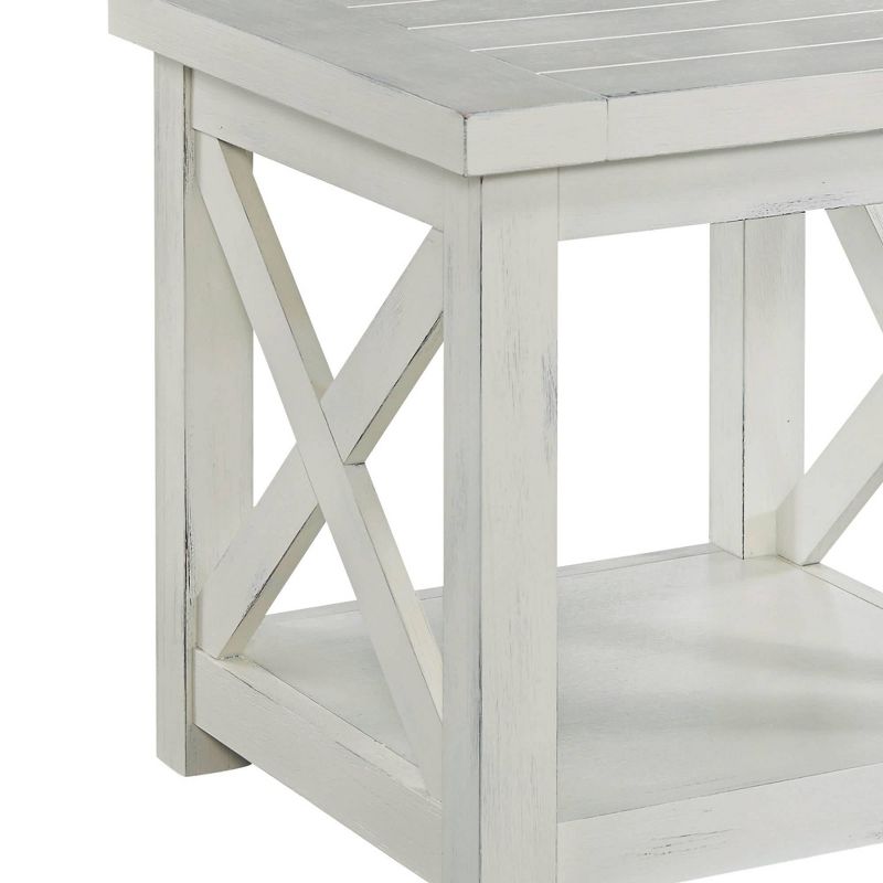 Seaside Lodge End Table - White - Home Styles, 5 of 10