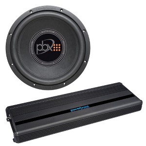 PowerBass 3XL-1520D 15" Dual 2-Ohm Subwoofer with a XMA-2000D 2000 Watt x 1 Class-D Amplifier - 1 of 4