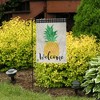 Welcome Pineapple Everyday Burlap Garden Flag 18" x 12.5" Summer Fruit Briarwood Lane - 4 of 4