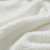 Kate Aurora Ultra Soft & Plush Miranda Ivory Fringed Accent Throw Blanket - 50 in. W x 60 in. L - 3 of 4