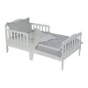 PAGED Toddler Bed Wooden Baby Bed Frame with 4 Side Guardrails and Low Rise Design for Bedroom - 3 of 4