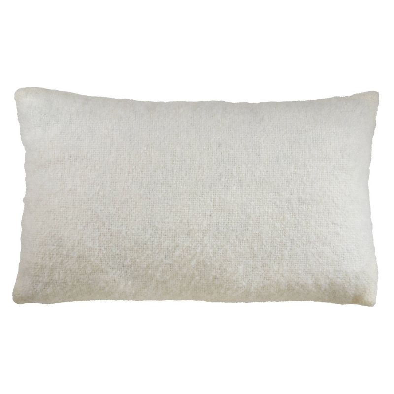 Faux Mohair Throw Pillow Cover - Saro Lifestyle, 1 of 5