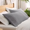 Bedsure-Polyester Microfiber Pillowcase 2 Pack Super Soft and Cozy Peached Fabric - 3 of 4