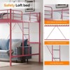 Karl Home Loft Bed Twin Full Queen Size with Flat Rungs for Adults, Kids and Young Teens, No Box Spring Required - 4 of 4