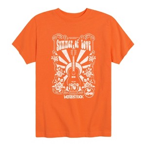 Boys' - Woodstock - Summer Of Love Short Sleeve Graphic T-Shirt - 1 of 4