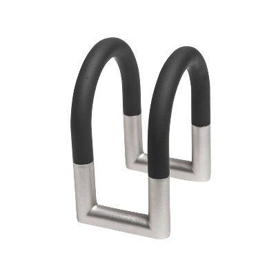 Black and Nickel Swivel Adjustable Metal Napkin Holder