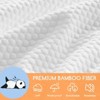 MAYEERTY Comfortable Sleeping Mattress Protector - Deep Pockets (Up to 21 Inches) - Quilted Protective Film, Noise-Free, Soft Breathable White Cover - 2 of 4