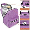 OPUX Insulated Lunch Box Boys Girls Kids Teens, Leakproof Cooler Bag Women Men Adults, Backpack Shape Tote, Back to School Gift - 4 of 4