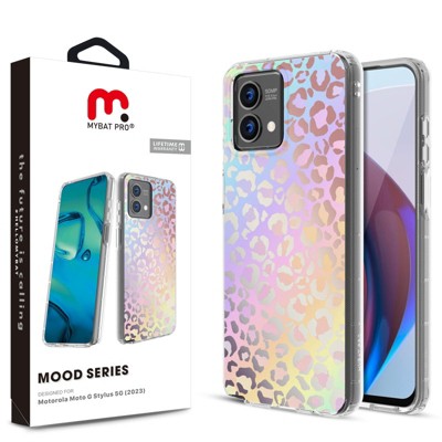 MyBat Pro Mood Series Case for Motorola Moto G Stylus 5G (2023) - Holographic Leopard